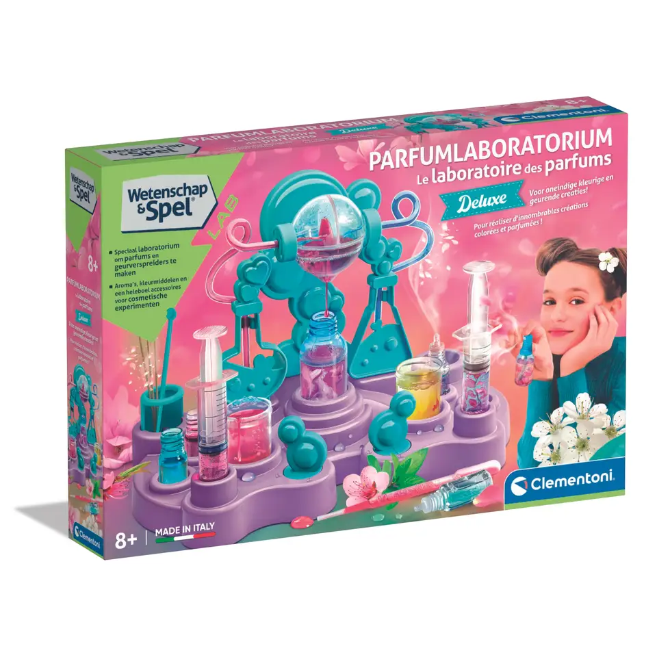Clementoni Idea - Le Laboratoire Des Fleurs, Kit Créatif Enfant 8 Ans+, 8 Fleurs En Papier à Colorier Et Parfumer - 5