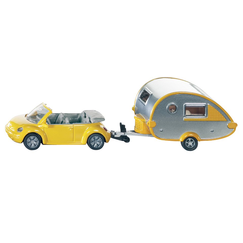 Siku auto met caravan