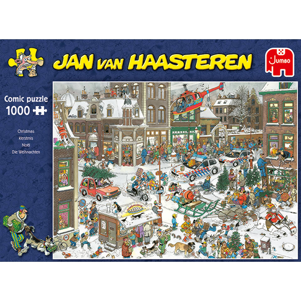 Fonkeling Jongleren brand Jumbo Jan van Haasteren puzzel Kerstmis - 1000 stukjes