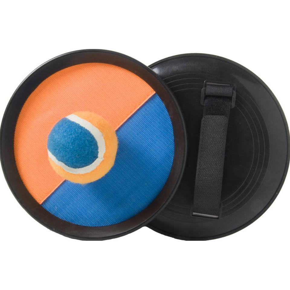 Vangbal set - blauw/oranje