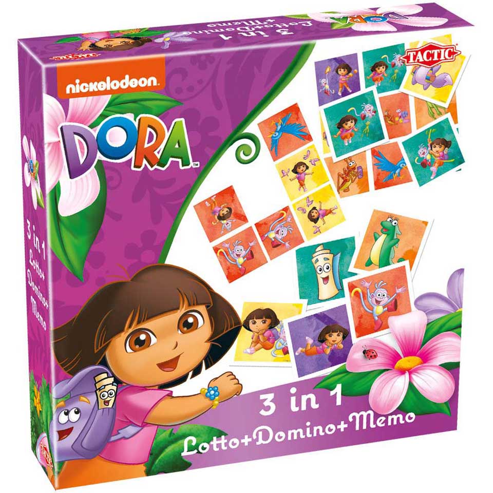 Dora 3-in-1 spel