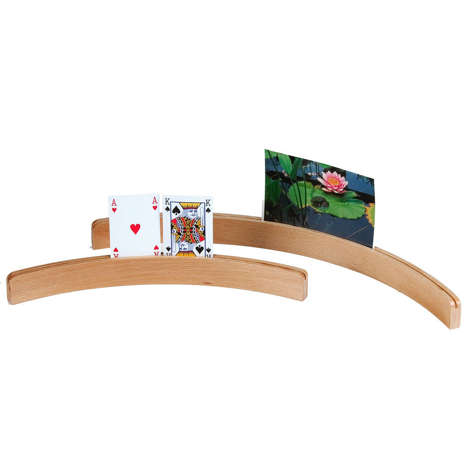 Longfield Games kaarthouder hout - 35 cm