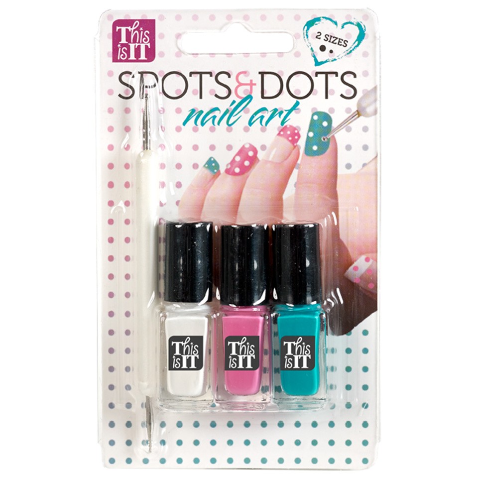 Nagellak Spots&Dots Mint Roze