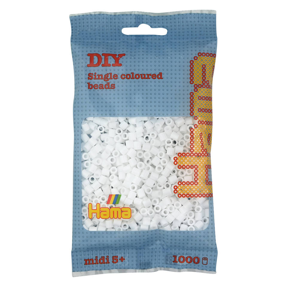 Hama strijkkralen - wit - 1000-delig Main Image