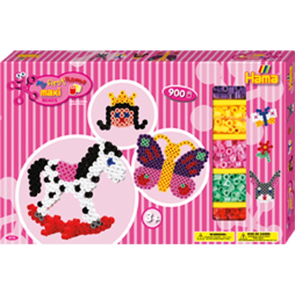 Hama Maxi strijkkralen giftbox - roze