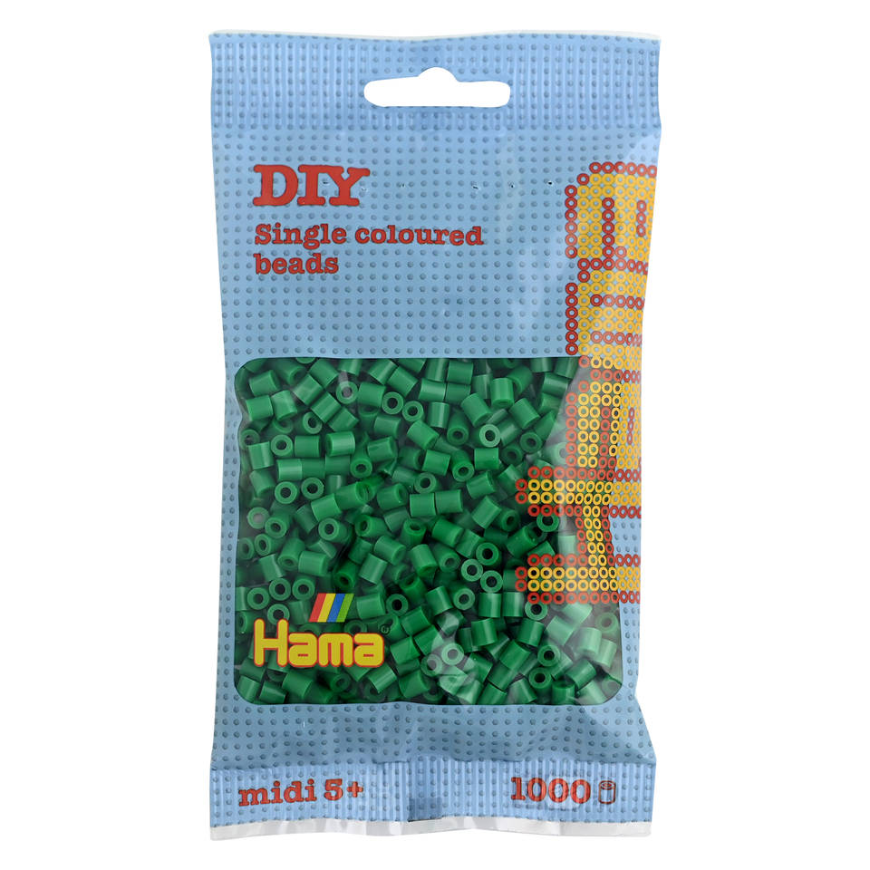 Hama strijkkralen - groen - 1000-delig