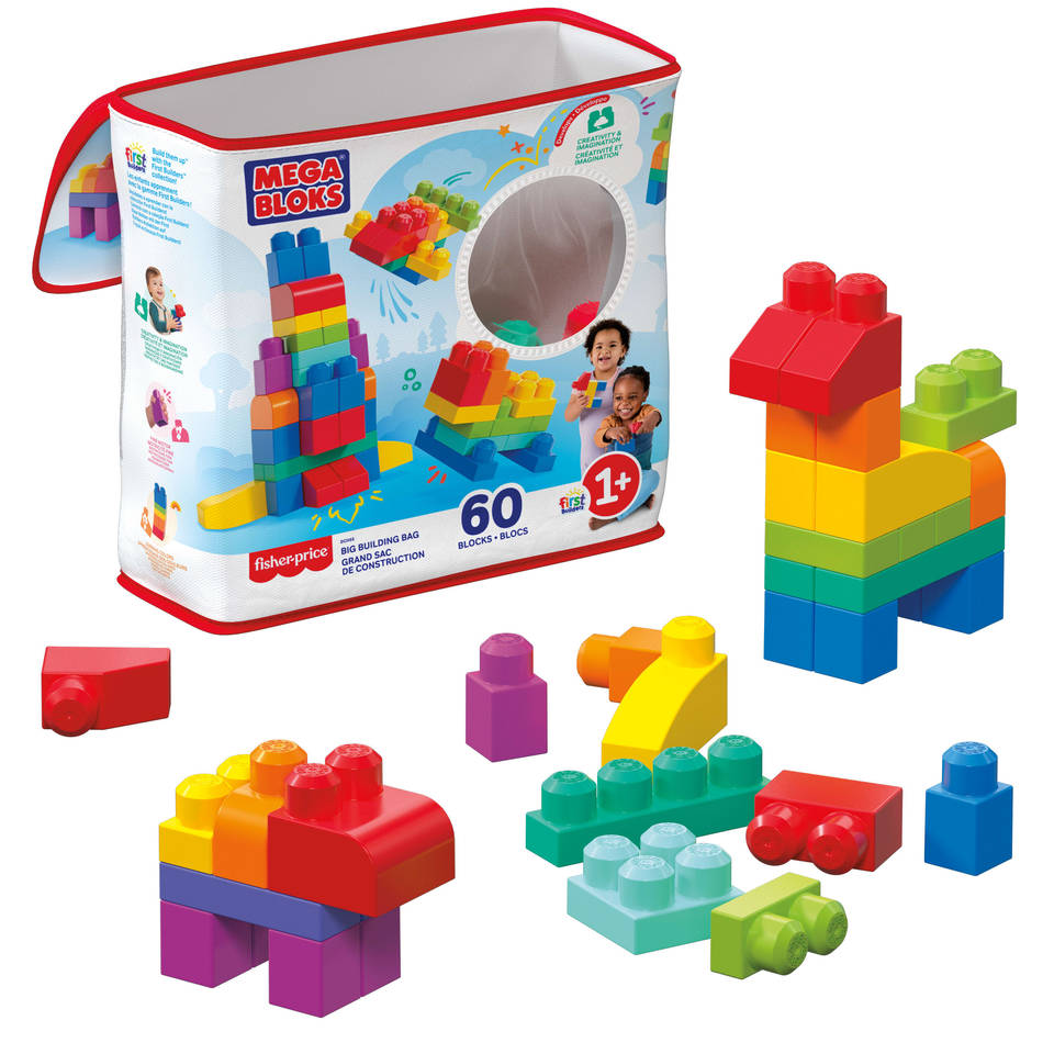 MEGA Bloks First Builders blokkenzak - 60 stuks