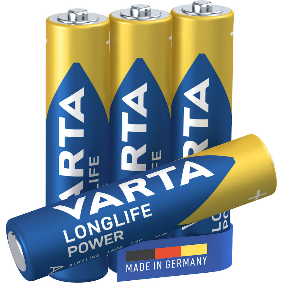VARTA Longlife Power AAA-batterijen 4-delig