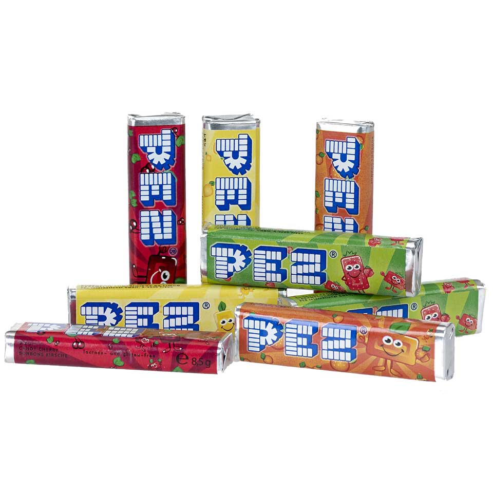 Pez Refill fruit blister - 8 stuks