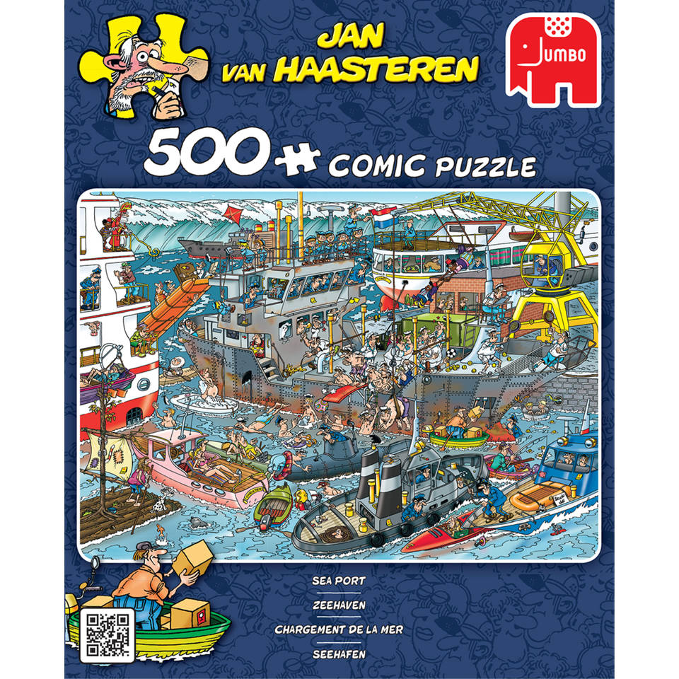 Jumbo Jan van Haasteren puzzel Zeehaven - 500 stukjes