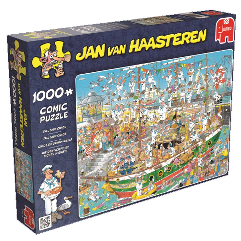Jumbo Jan van Haasteren puzzel Lang schip chaos - 1000 stukjes