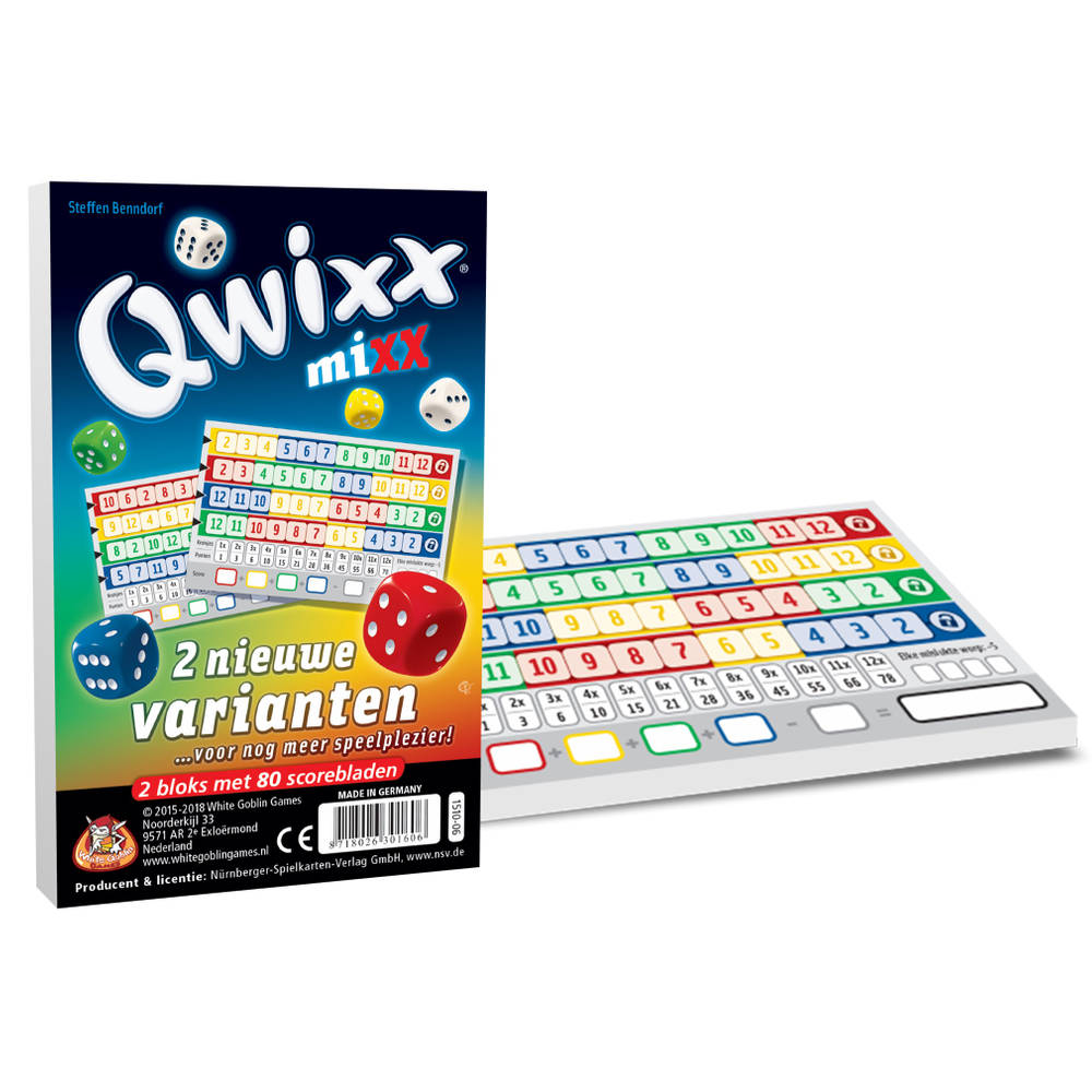 Qwixx Mixx spel