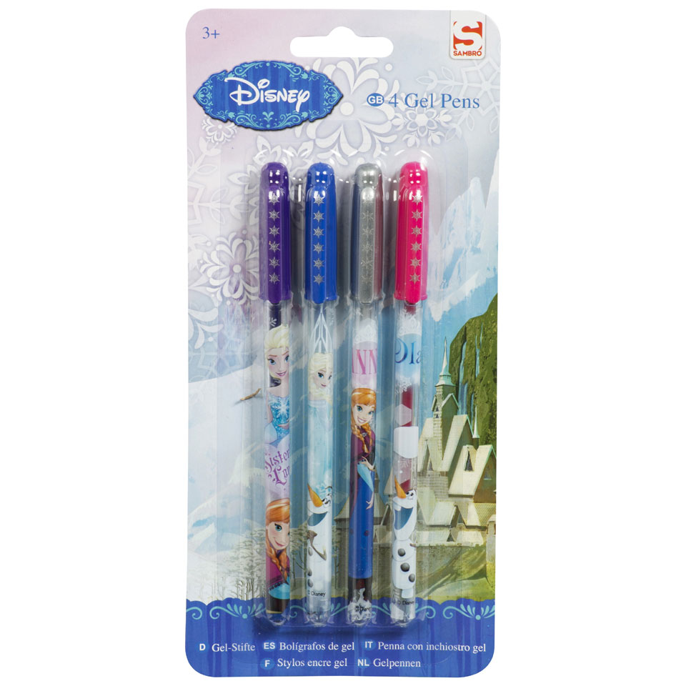 Disney Frozen gelpennen - 4 stuks