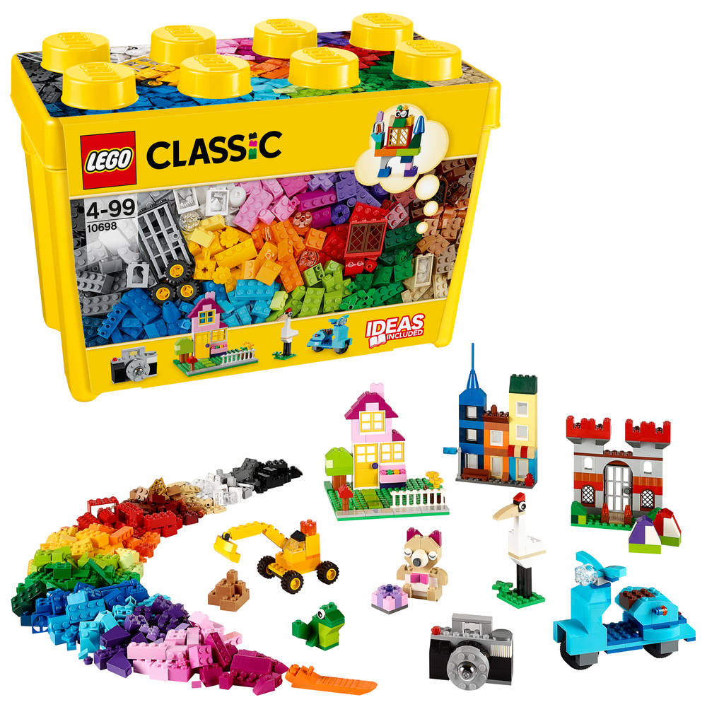 Onbepaald Leegte Aanbeveling LEGO Classic creatieve grote opbergdoos 10698
