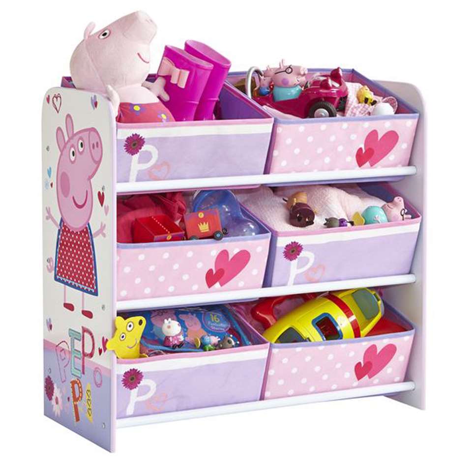 Pipsa Possu Peppa Pig Lade Opbergrek - 3 Opbergboxen