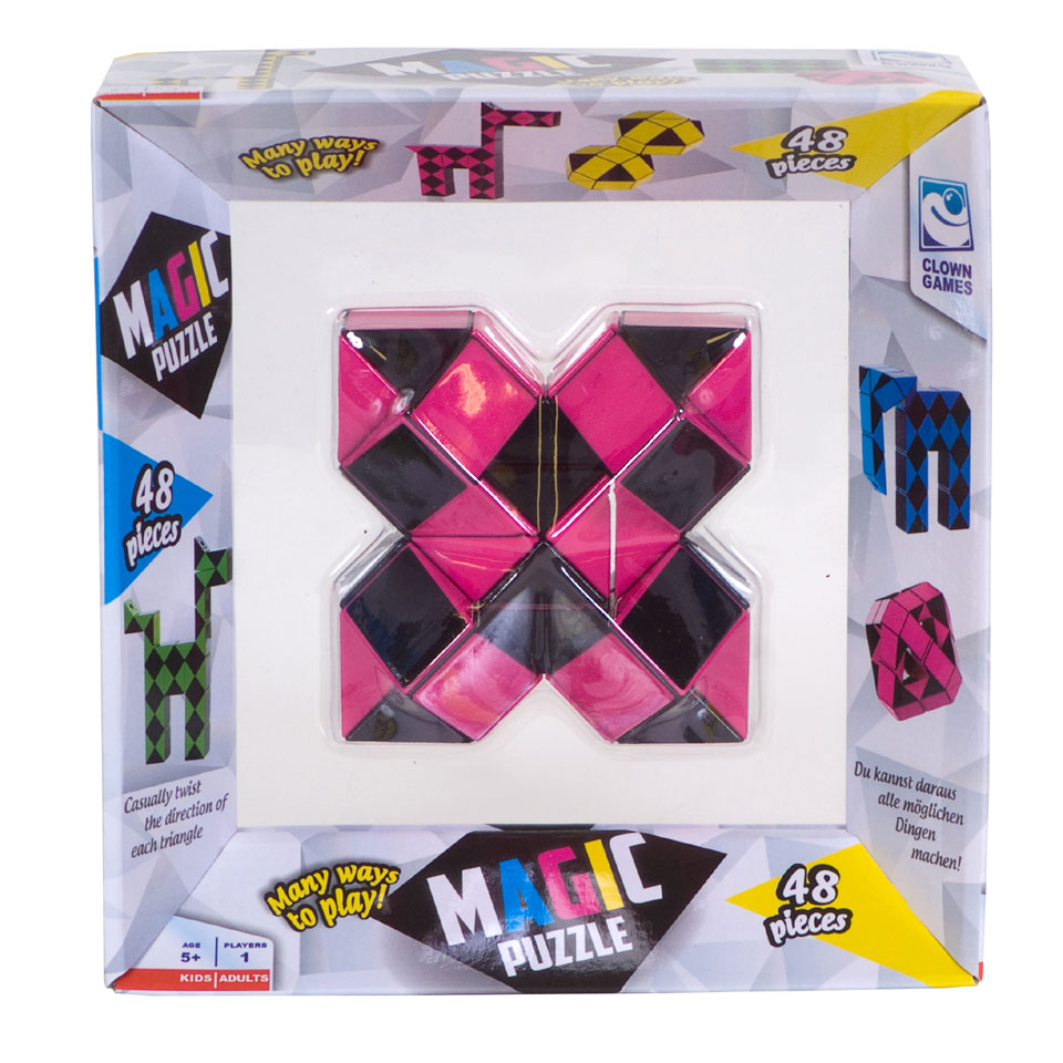 Magic 3D-puzzel - 48-stukjes - roze