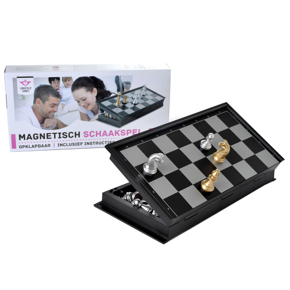 Longfield magnetisch schaakspel - reiseditie
