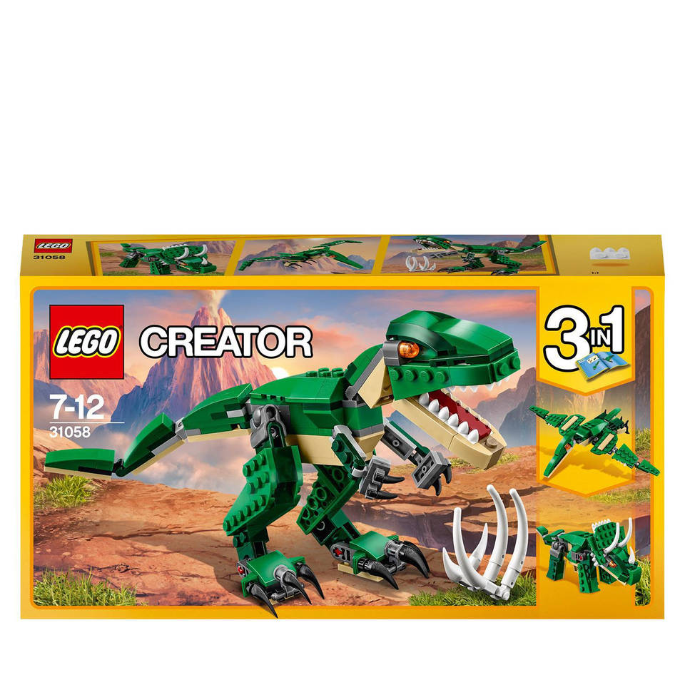 Uithoudingsvermogen vrachtauto laag LEGO Creator 3-in-1 machtige dinosaurussen 31058