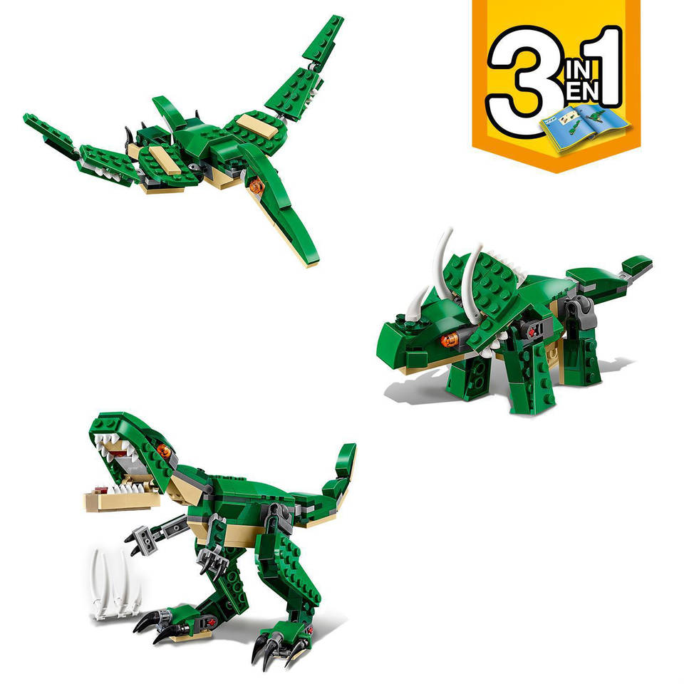 bungeejumpen concept ventilator LEGO Creator 3-in-1 machtige dinosaurussen 31058
