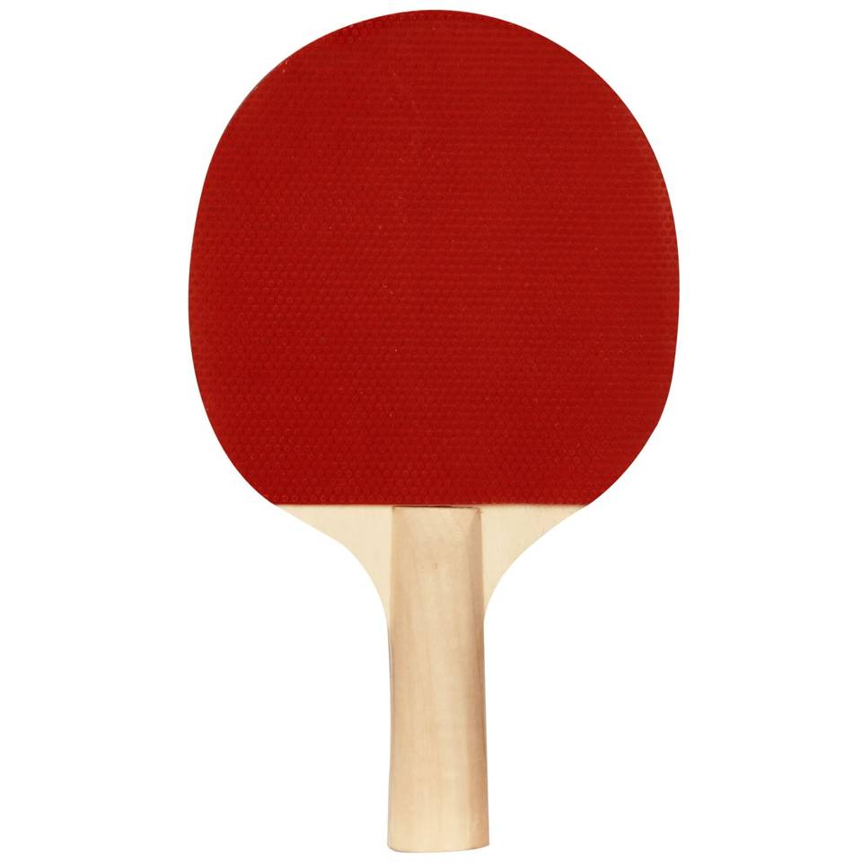 Get & Go tafeltennisbat - rood/zwart
