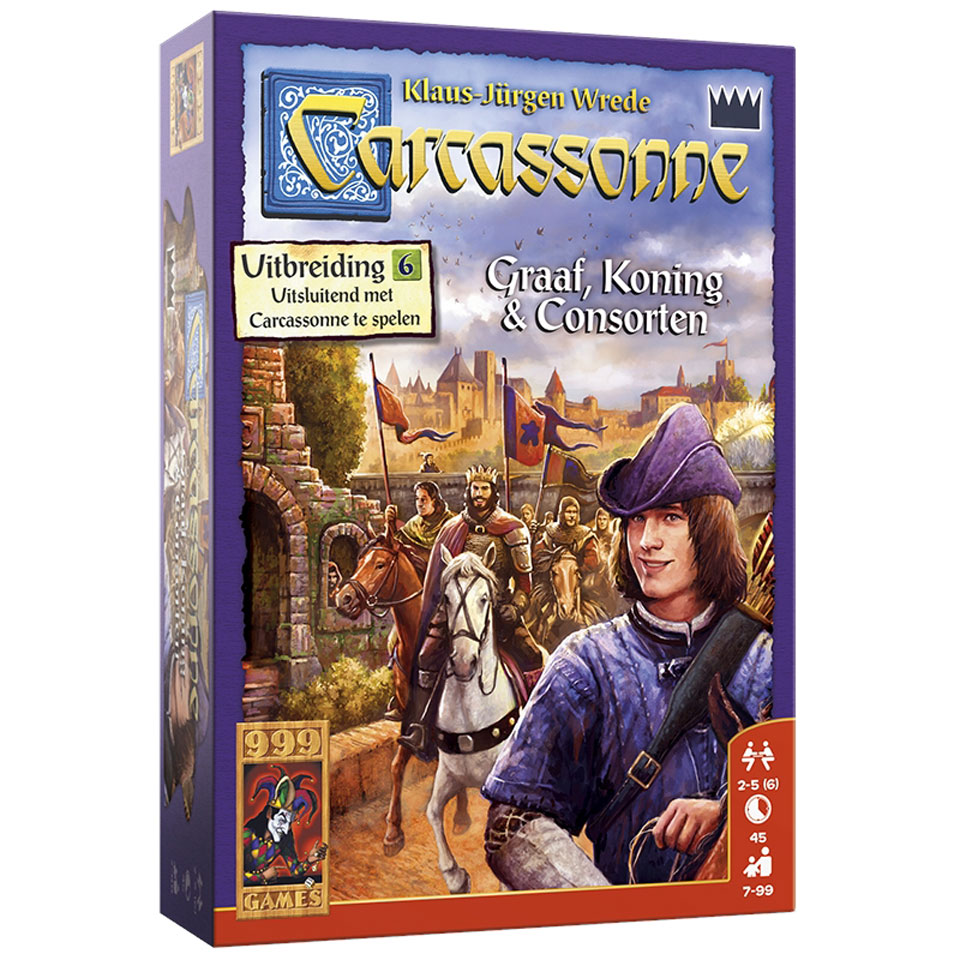 Carcassonne: Graaf, Koning en Consorten bordspel