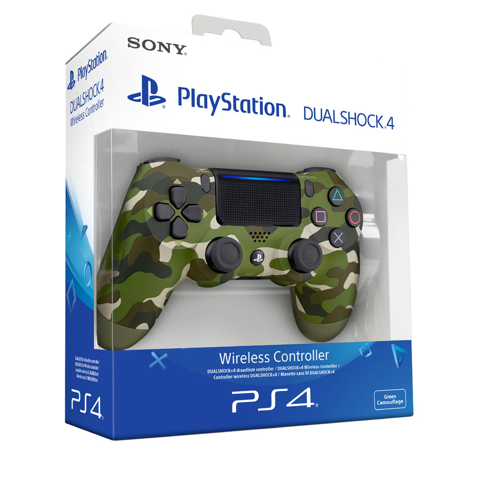 nieuws Saai strottenhoofd PlayStation 4 DualShock Controller Green Camo V2