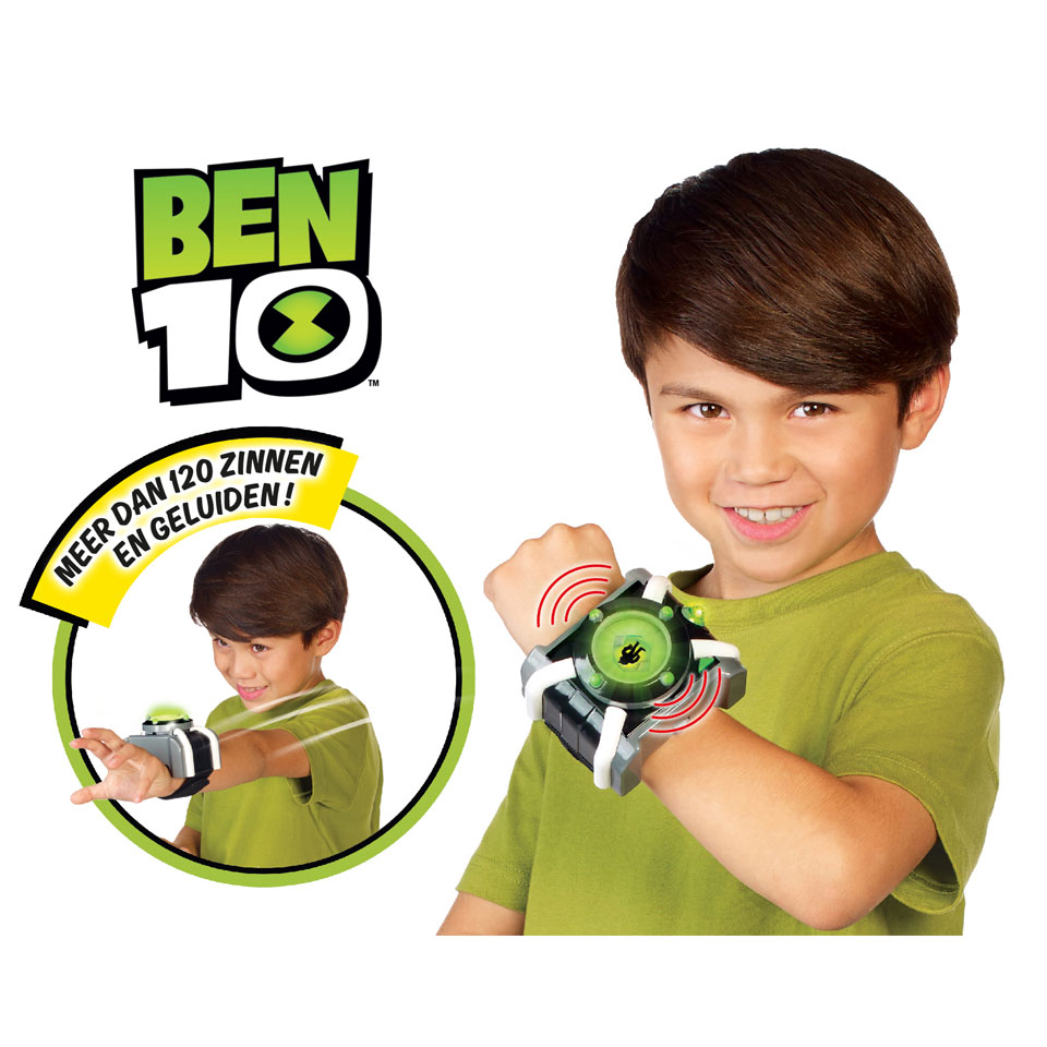 Ben 10 elektronische Omnitrix deluxe ben 10 folder aanbieding bij Intertoys details