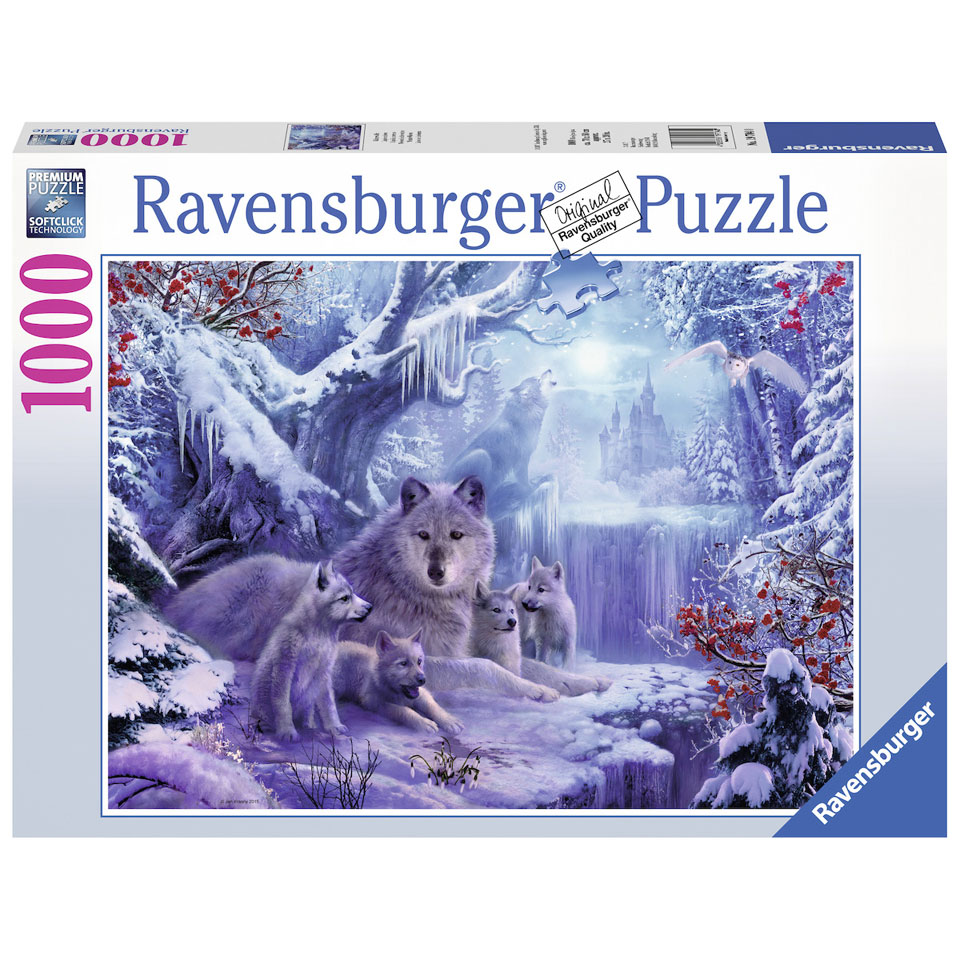 Ravensburger puzzel wolven in de winter - 1000 stukjes