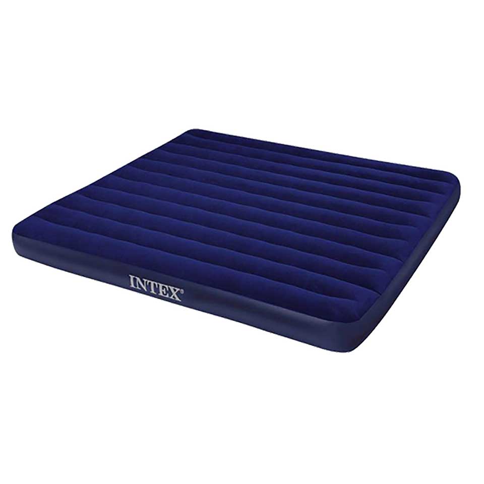 Двуспальный надувной матрас intex classic downy bed king 183х203х25 см