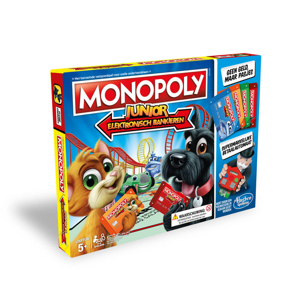 onpeilbaar plek Elementair Monopoly Junior elektronisch bankieren