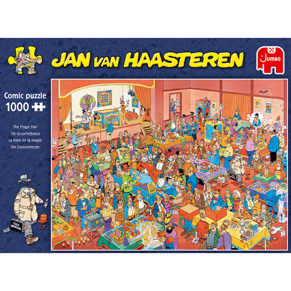 Jumbo Jan van Haasteren puzzel De goochelbeurs - 1000 stukjes
