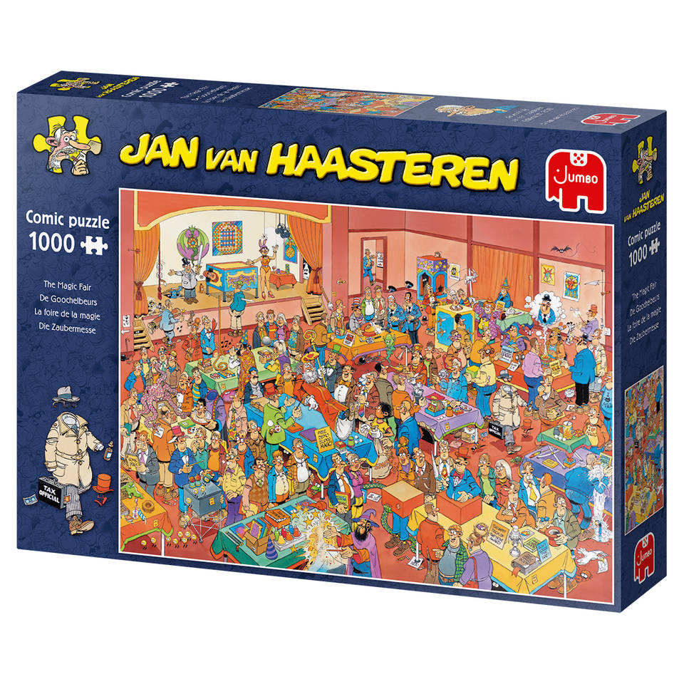 Tegenstrijdigheid schotel erts Jumbo Jan van Haasteren puzzel De goochelbeurs - 1000 stukjes