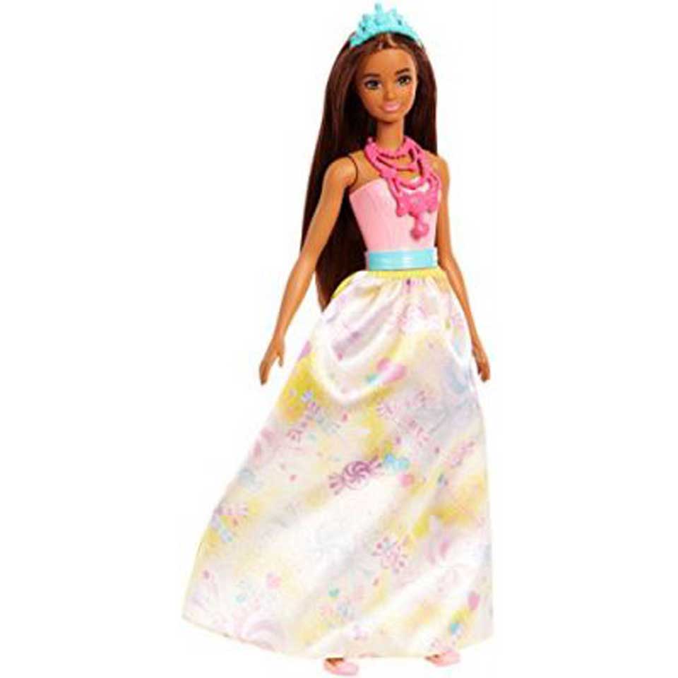 Presentator Herhaald iets Barbie Dreamtopia pop regenboog prinses - donker haar