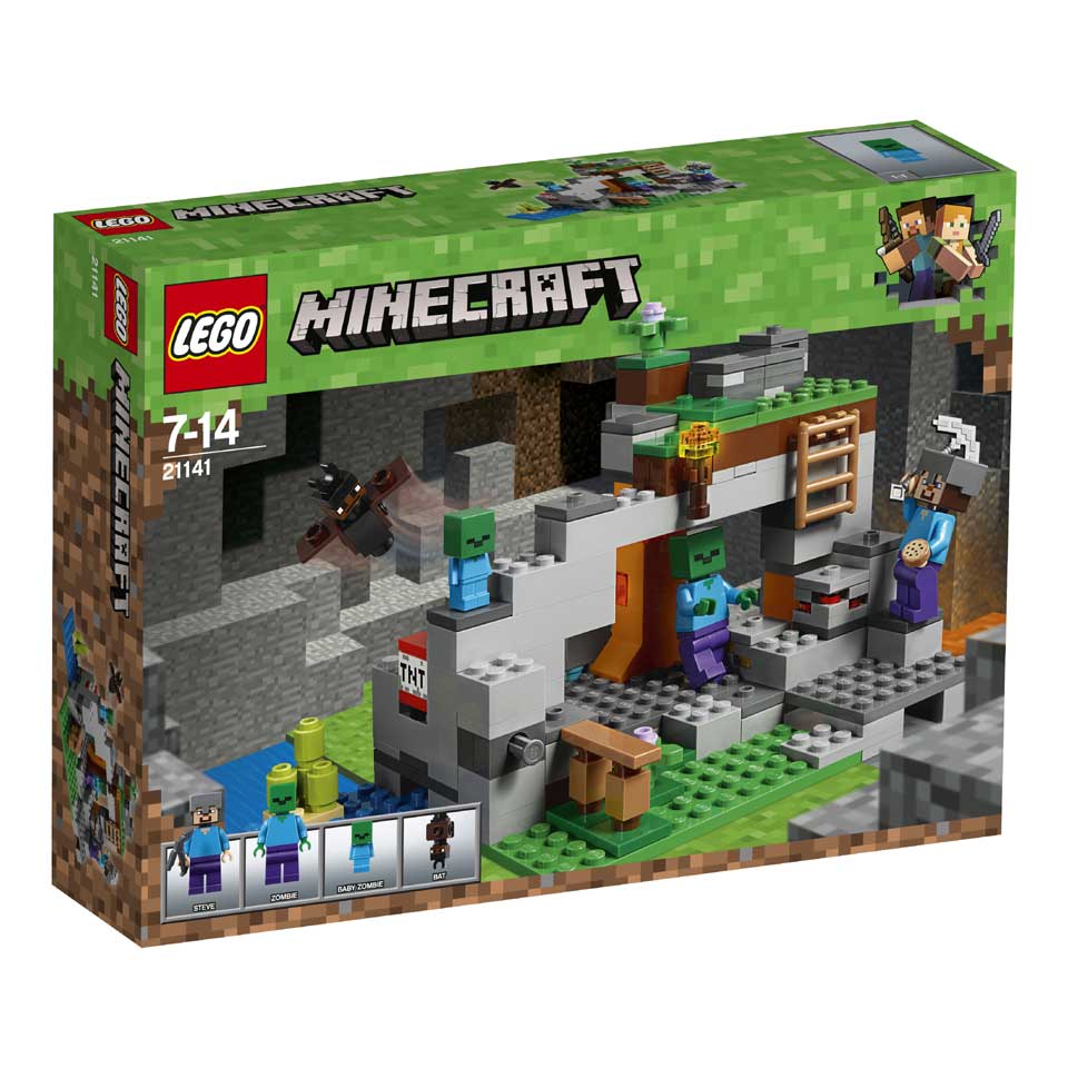 Verheugen Uitvoerder Vaarwel LEGO Minecraft de zombiegrot 21141