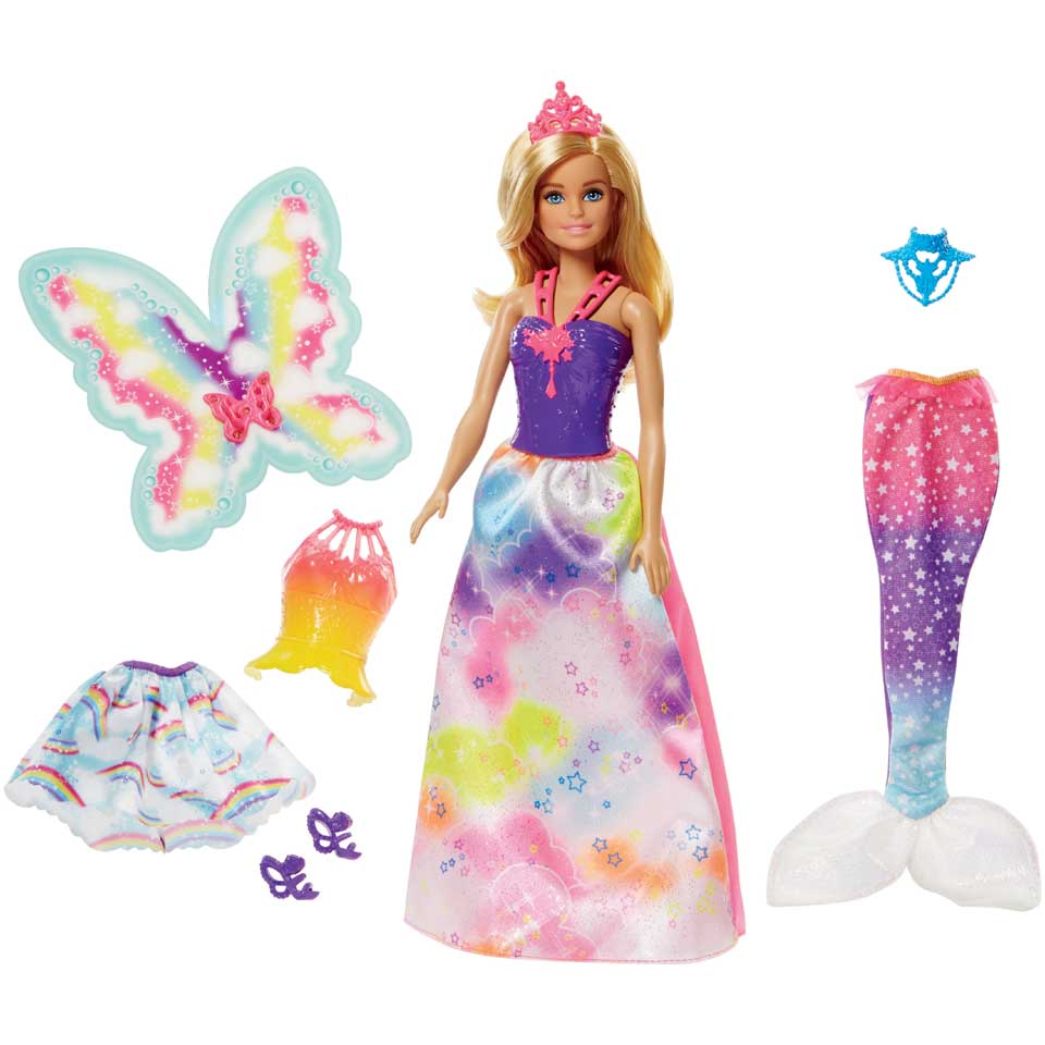 barbie dreamtopia dress up geschenkpakket