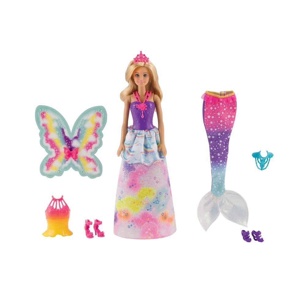 barbie dreamtopia dress up geschenkpakket