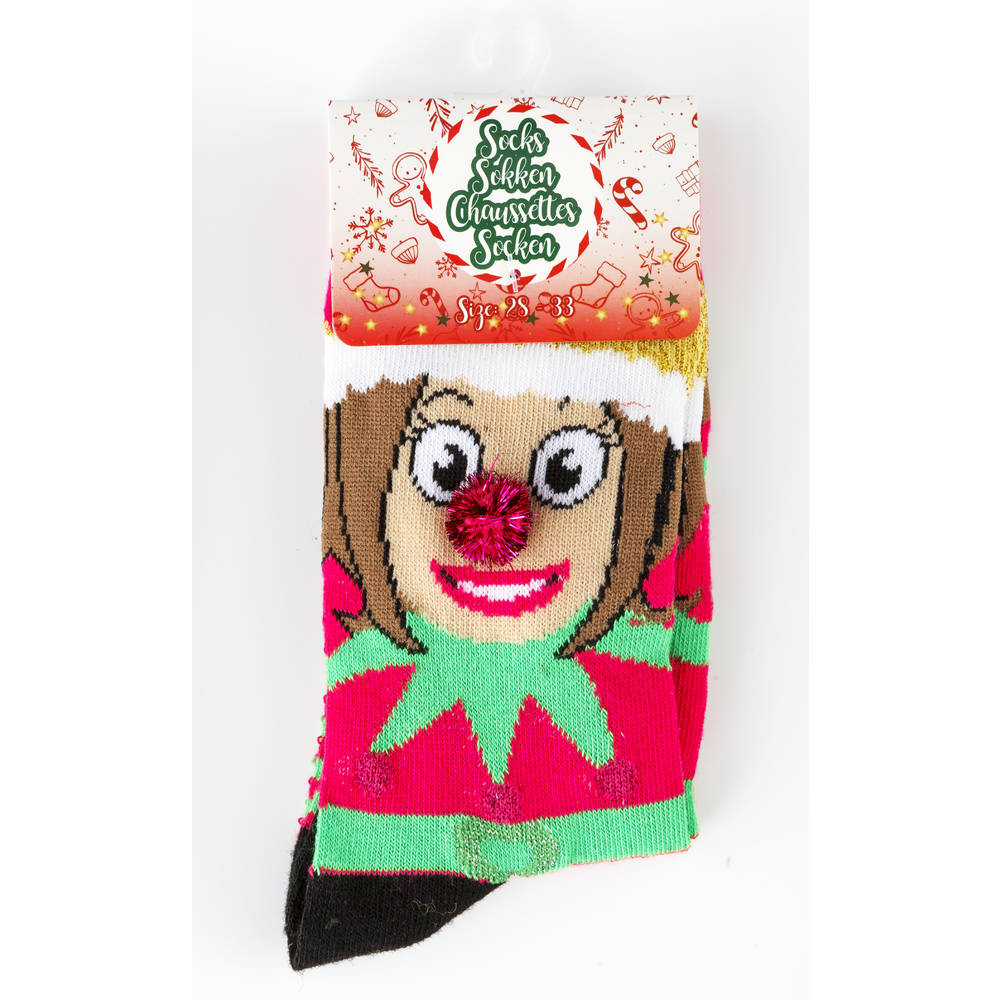 Kinder kerstsokken 28-33