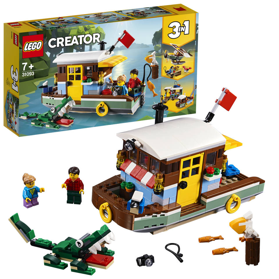 LEGO Creator woonboot aan de rivier 31093