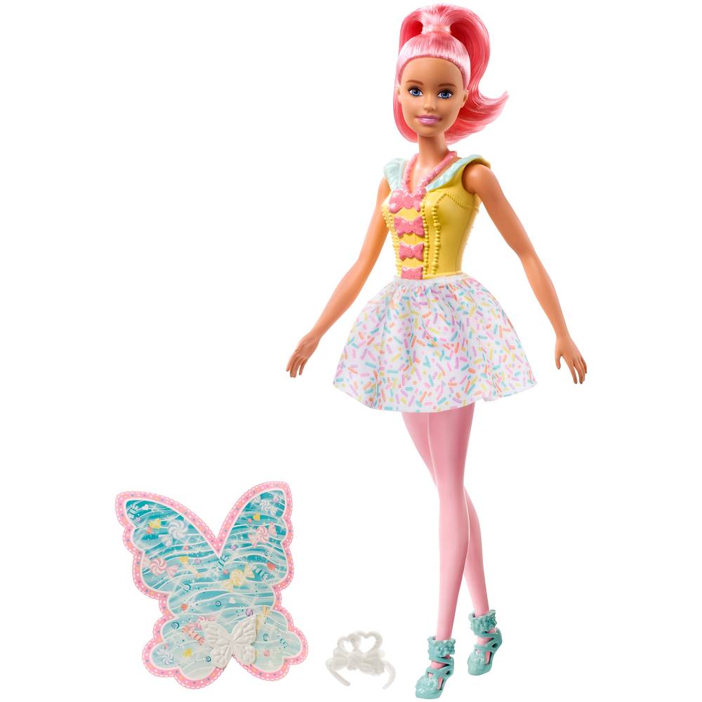 Beugel Goederen Ruïneren Barbie Dreamtopia fee - roze