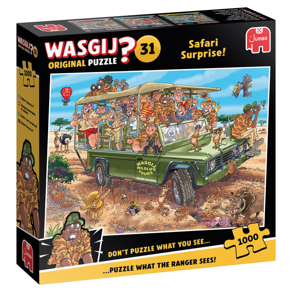 Jumbo - Legpuzzel - Wasgij Original Retro 3 - Werk Aan De Weg! - 1000