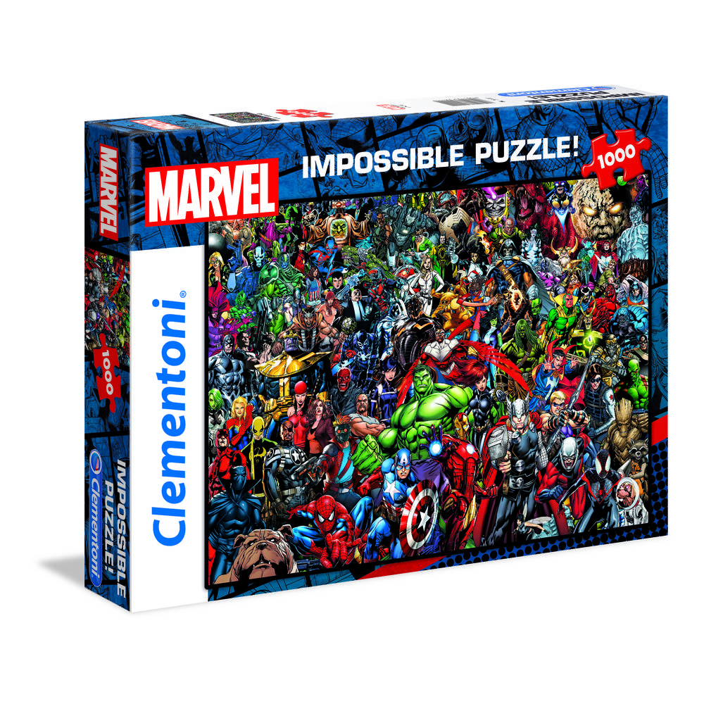 Clementoni puzzel Marvel impossible - 1000 stukjes