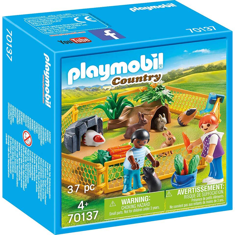 PLAYMOBIL Country kinderen met kleine dieren 70137