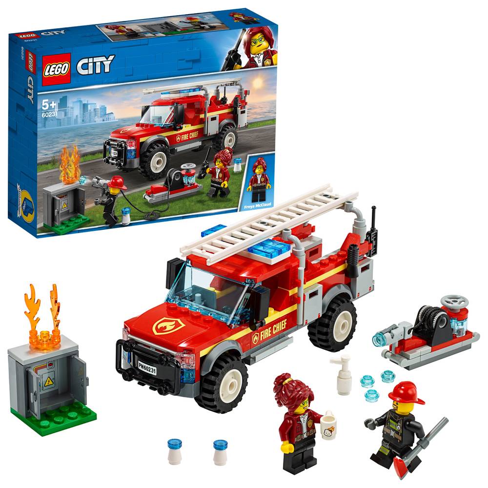 LEGO City reddingswagen van brandweercommadant 60231