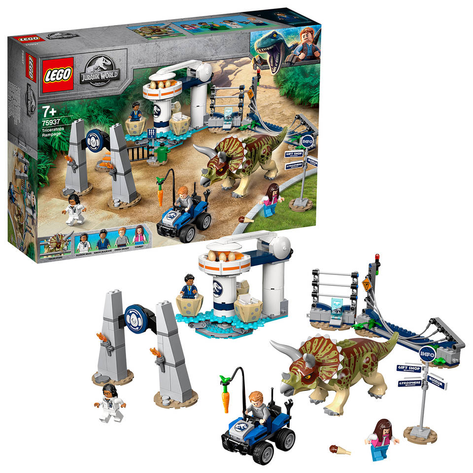 LEGO Jurassic World triceratopschaos 75937
