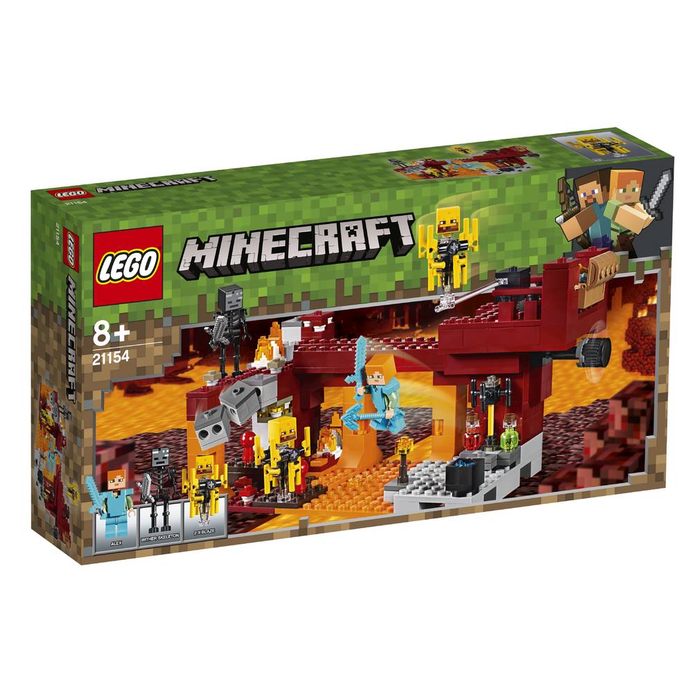 schuld bewondering Misverstand LEGO Minecraft de Blaze brug 21154