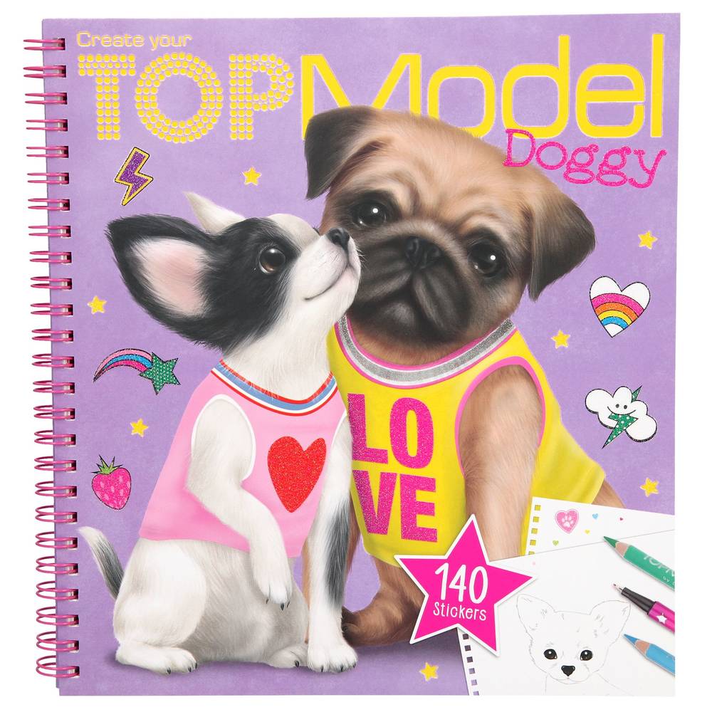 TOPModel ontwerp je hondje kleurboek