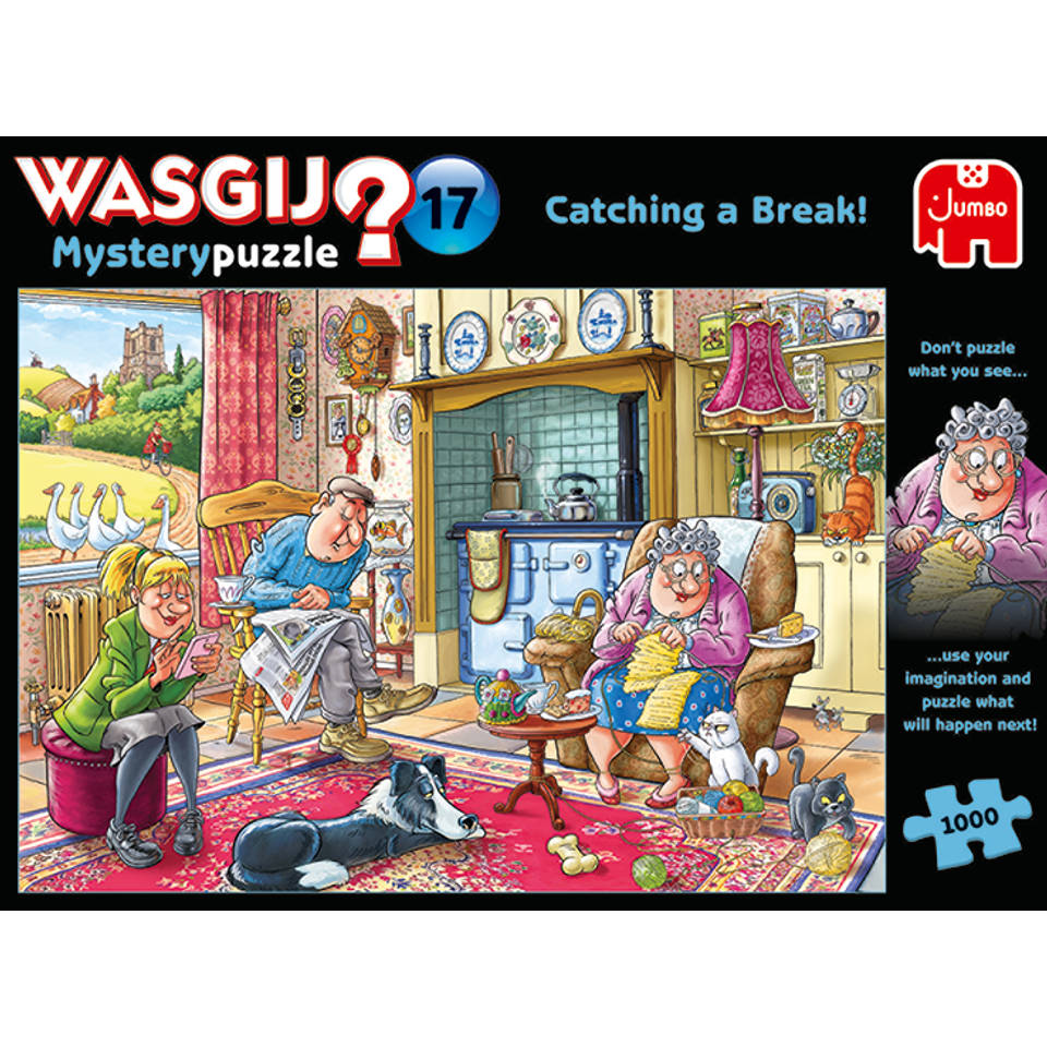 Jumbo Wasgij Mystery 17 puzzel kabaal in de keuken - 1000 stukjes