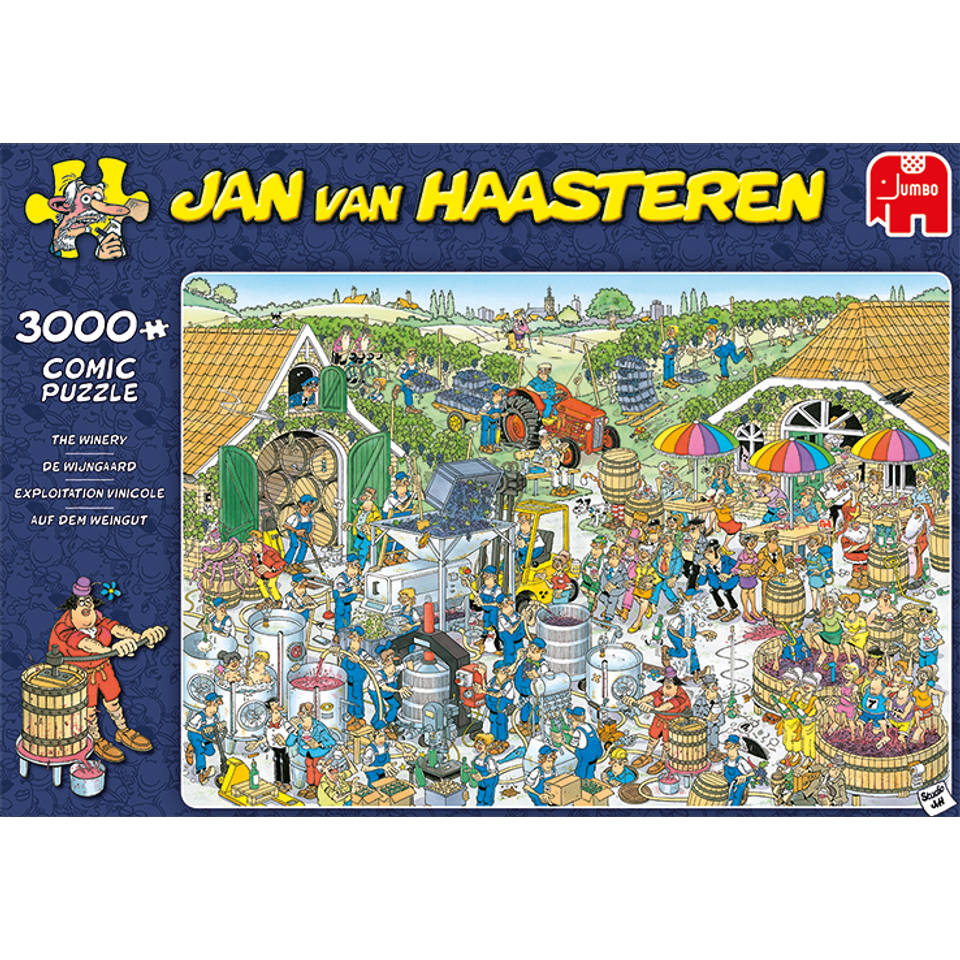 Jumbo Jan van Haasteren puzzel De wijngaard - 3000 stukjes