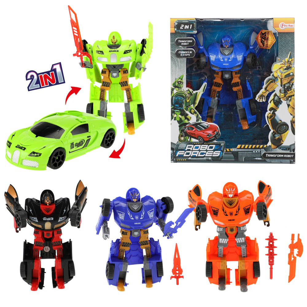 Transformerende robot raceauto
