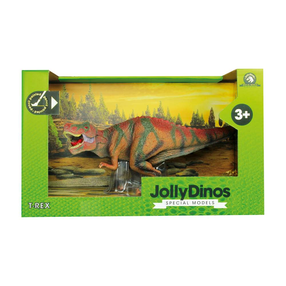 JollyDinos Tyrannosaurus Rex RED speelfiguur